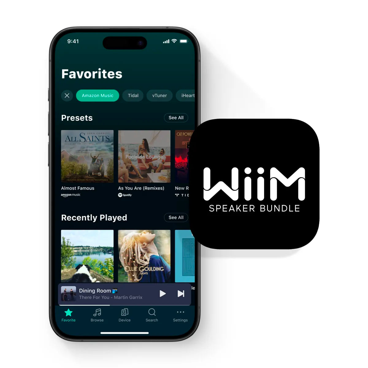 WiiM Amp Speaker Bundle